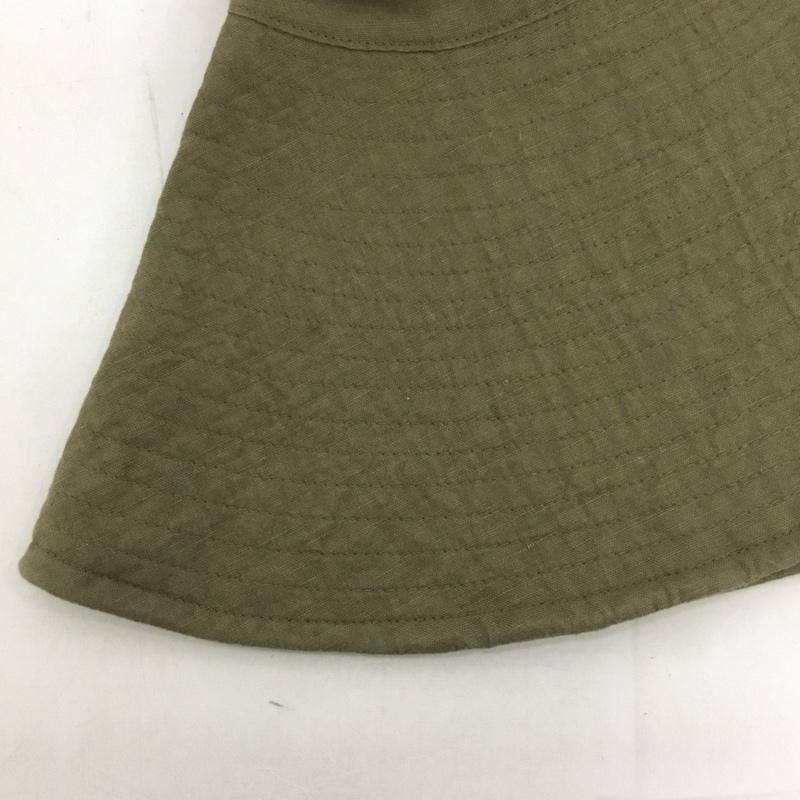 ザラ ZARA 帽子 ハット 3739 214 505 ツバ広ハット 無地 カーキ / カーキ /  レディース USED 古着 中古 10126709