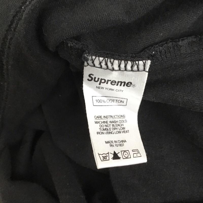シュプリーム Supreme カットソー 長袖 19aw TrademarkLSTop 長袖カットソー 無地カットソー クルーネック L 無地 黒 / ブラック /  メンズ USED 古着 中古 10126718