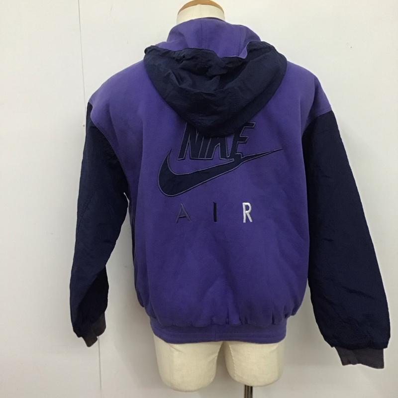 ナイキ NIKE ジャケット、上着 ジャケット、ブレザー カジュアルジャケット アウター パーカージャケット M ロゴ、文字 紫 / パープル /  メンズ USED 古着 中古 10126720