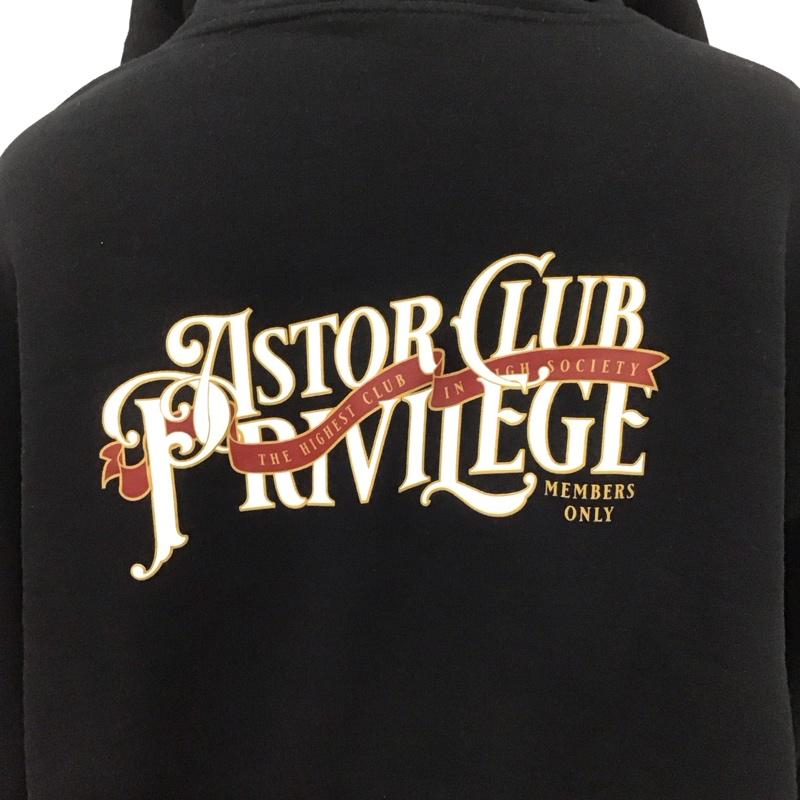 プリビレッジ PRIVILEGE パーカー 長袖 長袖パーカー プルオーバーパーカー スウェット XL ロゴ、文字 黒 / ブラック /  メンズ USED 古着 中古 10126729
