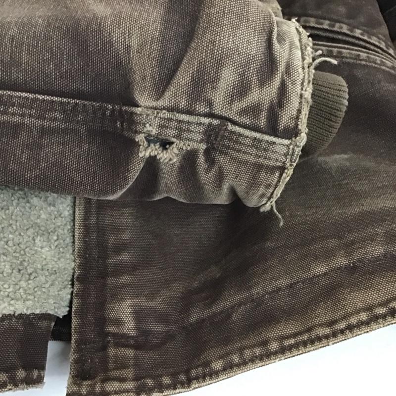 カーハート Carhartt ジャケット、上着 ジャケット、ブレザー ジップアップジャケット パーカージャケット アウター S ロゴ、文字 茶 / ブラウン /  メンズ USED 古着 中古 10126733