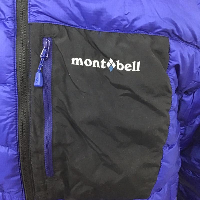モンベル mont-bell ジャケット、上着 ジャンパー、ブルゾン 1101492 ダウンジャケット リバーシブル コロラドパーカ アウター L ロゴ、文字 青 / ブルー /  メンズ USED 古着 中古 10126734