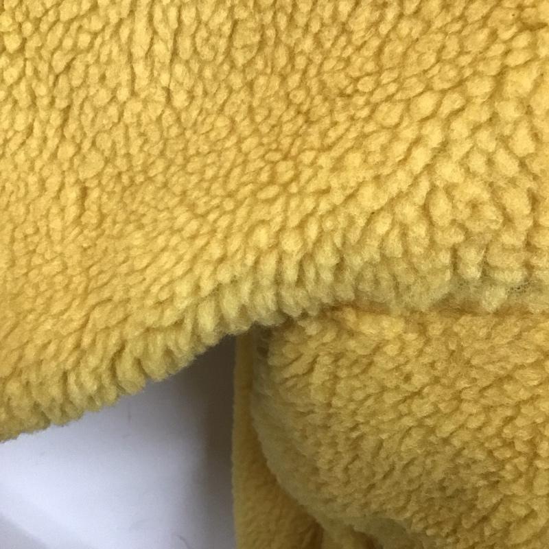 パタゴニア patagonia ジャケット、上着 ジャンパー、ブルゾン ジップアップジャケット アウター スタンドカラージャケット フリースジャケット M ロゴ、文字 黄 / イエロー /  メンズ USED 古着 中古 10126735