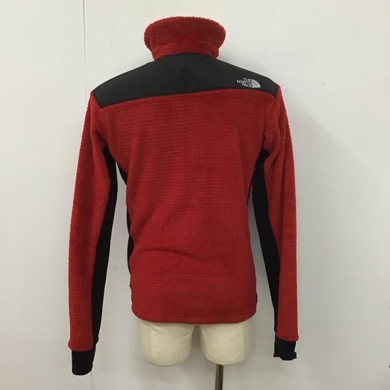 ザノースフェイス THE NORTH FACE ジャケット、上着 ジャンパー、ブルゾン na45103 VersaAirGridJacket フリースジャケット ジップアップジャケット L ロゴ、文字 黒 / ブラック / X 赤 / レッド /  メンズ USED 古着 中古 10126742