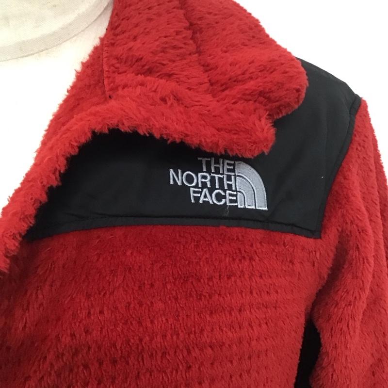 ザノースフェイス THE NORTH FACE ジャケット、上着 ジャンパー、ブルゾン na45103 VersaAirGridJacket フリースジャケット ジップアップジャケット L ロゴ、文字 黒 / ブラック / X 赤 / レッド /  メンズ USED 古着 中古 10126742
