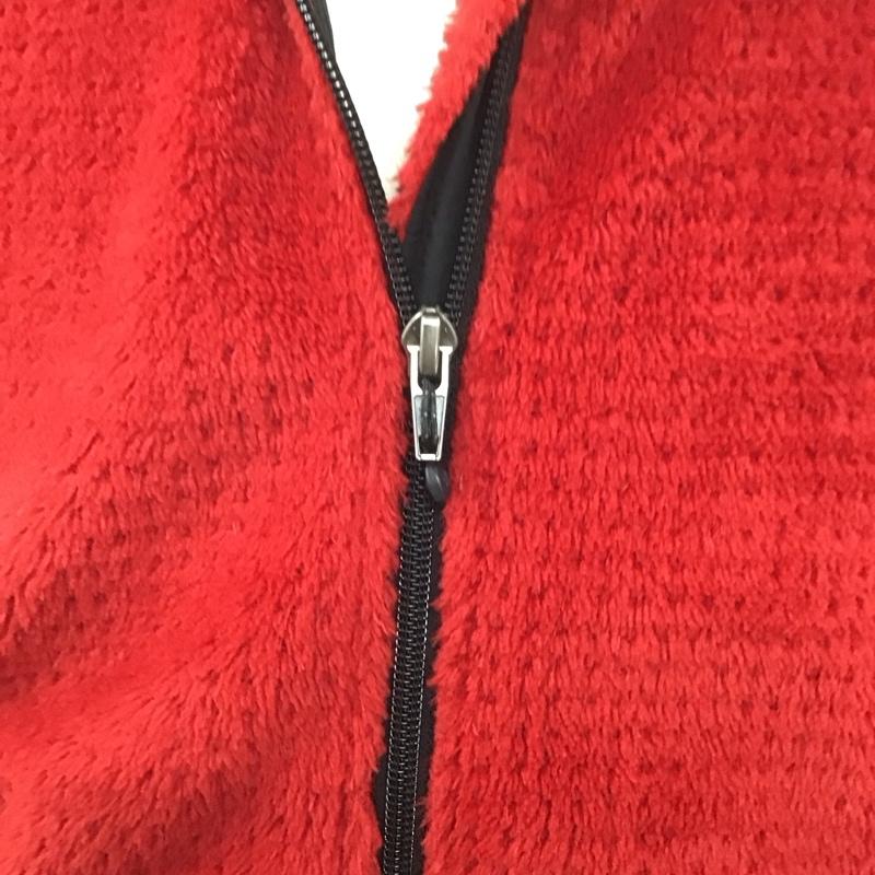 ザノースフェイス THE NORTH FACE ジャケット、上着 ジャンパー、ブルゾン na45103 VersaAirGridJacket フリースジャケット ジップアップジャケット L ロゴ、文字 黒 / ブラック / X 赤 / レッド /  メンズ USED 古着 中古 10126742