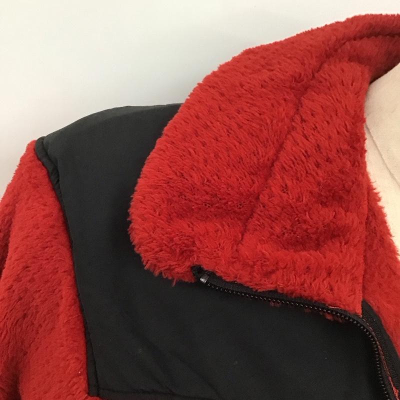 ザノースフェイス THE NORTH FACE ジャケット、上着 ジャンパー、ブルゾン na45103 VersaAirGridJacket フリースジャケット ジップアップジャケット L ロゴ、文字 黒 / ブラック / X 赤 / レッド /  メンズ USED 古着 中古 10126742