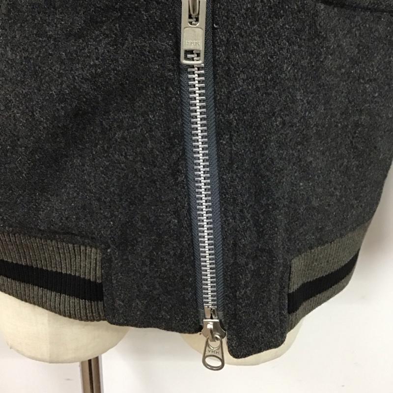 ウィズリミテッド WHIZ LIMITED ジャケット、上着 ジャンパー、ブルゾン ライダースジャケット ジップアップジャケット アウター L 無地 灰 / グレー /  メンズ USED 古着 中古 10126746