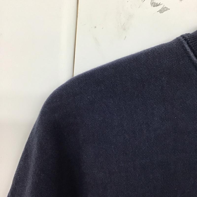 古着 USED トレーナー 長袖 長袖トレーナー スウェット クルーネック プルオーバー S ロゴ、文字 紺 / ネイビー /  メンズ USED 古着 中古 10126748