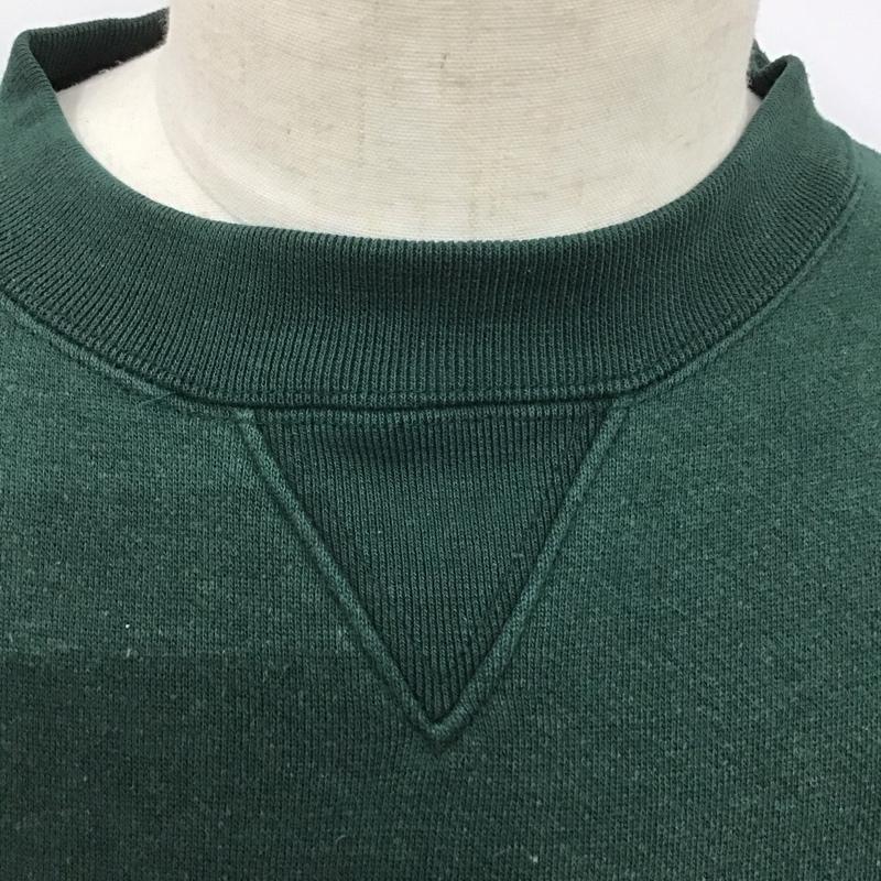 古着 USED トレーナー 長袖 長袖トレーナー スウェット クルーネック プルオーバー XXL ロゴ、文字 緑 / グリーン /  メンズ USED 古着 中古 10126749