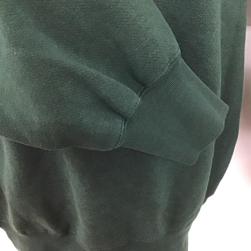 古着 USED トレーナー 長袖 長袖トレーナー スウェット クルーネック プルオーバー XXL ロゴ、文字 緑 / グリーン /  メンズ USED 古着 中古 10126749