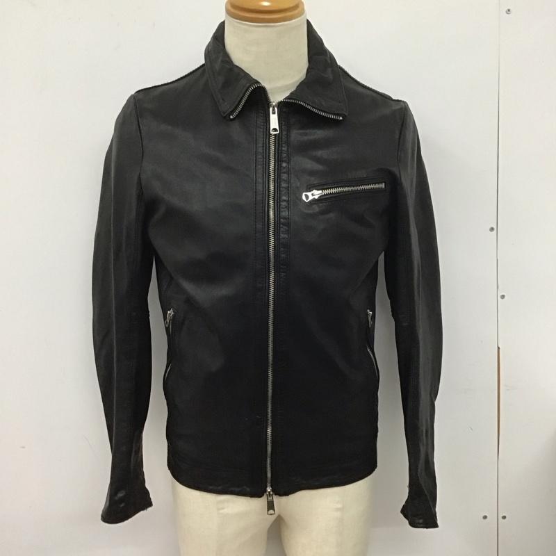 フリークスストア FREAK S STORE ジャケット、上着 ジャケット、ブレザー ジップアップジャケット レザージャケット アウター M 無地 黒 / ブラック /  メンズ USED 古着 中古 10126751