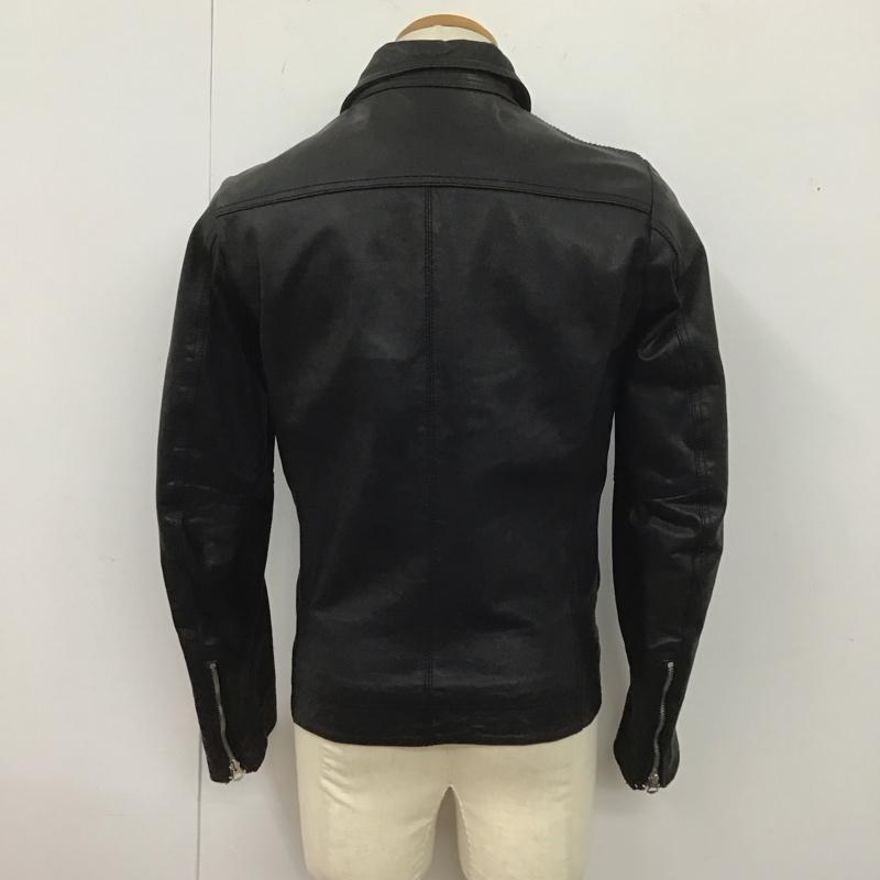 フリークスストア FREAK S STORE ジャケット、上着 ジャケット、ブレザー ジップアップジャケット レザージャケット アウター M 無地 黒 / ブラック /  メンズ USED 古着 中古 10126751