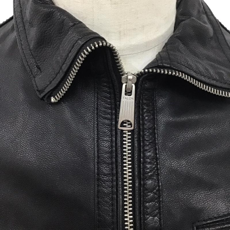 フリークスストア FREAK S STORE ジャケット、上着 ジャケット、ブレザー ジップアップジャケット レザージャケット アウター M 無地 黒 / ブラック /  メンズ USED 古着 中古 10126751