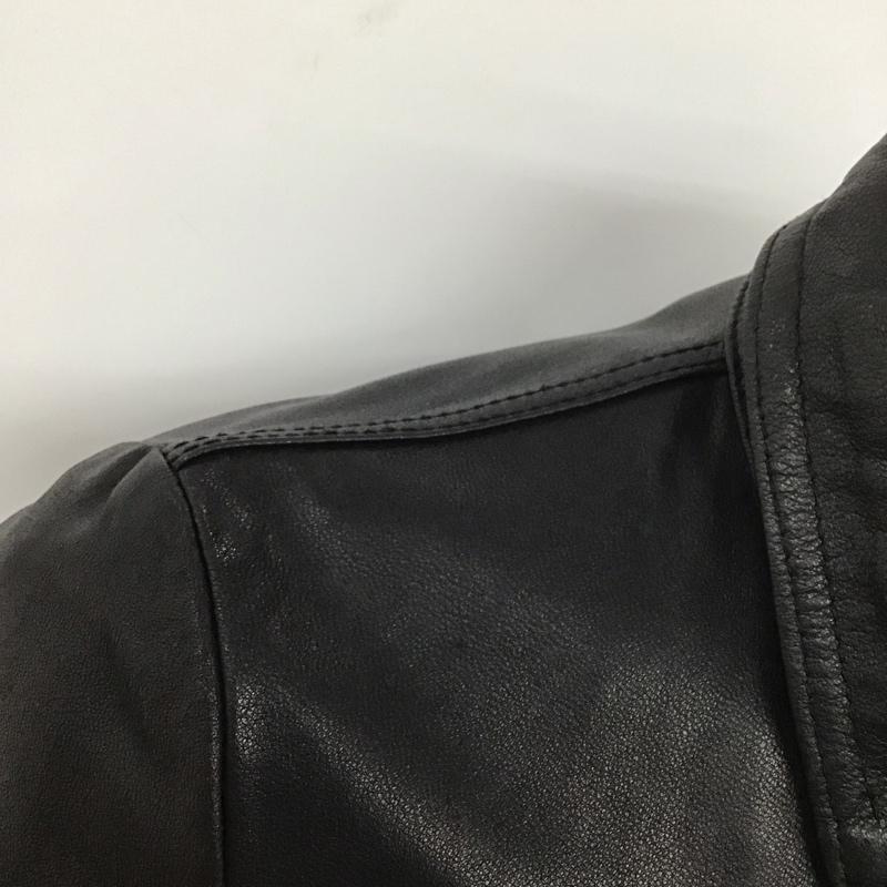 フリークスストア FREAK S STORE ジャケット、上着 ジャケット、ブレザー ジップアップジャケット レザージャケット アウター M 無地 黒 / ブラック /  メンズ USED 古着 中古 10126751