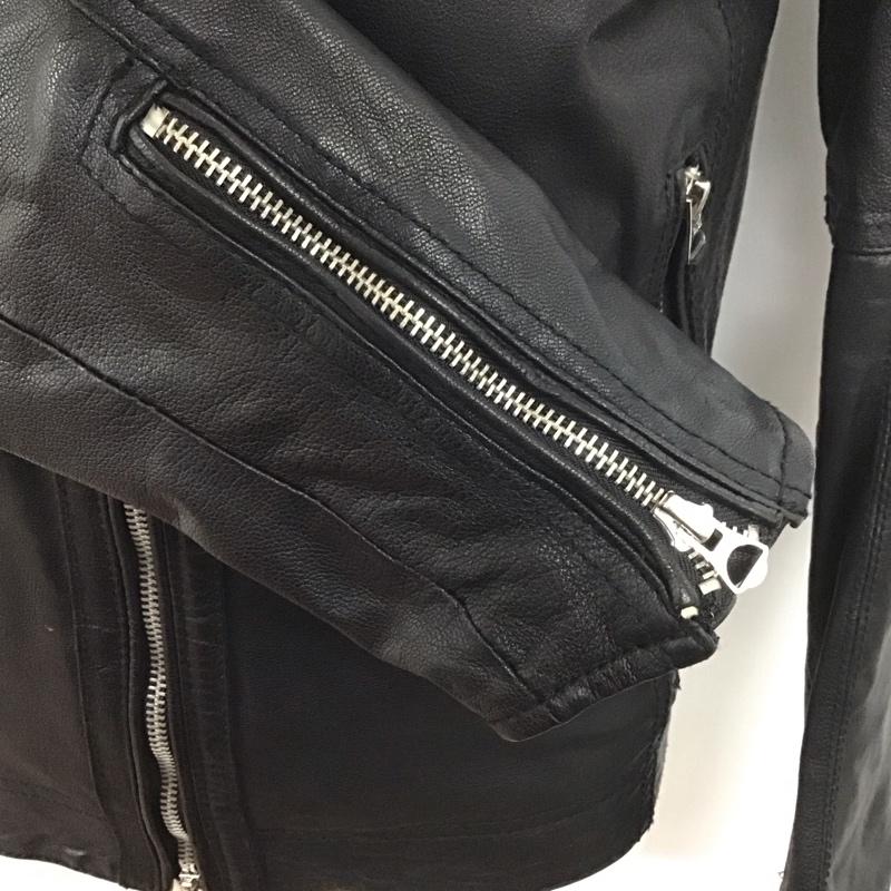 フリークスストア FREAK S STORE ジャケット、上着 ジャケット、ブレザー ジップアップジャケット レザージャケット アウター M 無地 黒 / ブラック /  メンズ USED 古着 中古 10126751