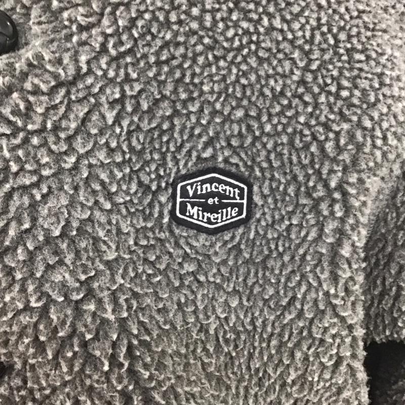 バンソン エ ミレイユ Vincent et Mireille ジャケット、上着 ジャケット、ブレザー 長袖ジャケット フリースジャケット アウター dessin 2 ロゴ、文字 灰 / グレー /  メンズ USED 古着 中古 10126752