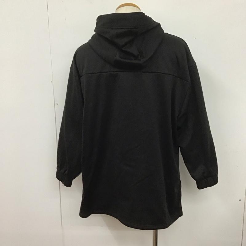 プーマ PUMA パーカー 長袖 ジップアップパーカー 長袖パーカー カジュアルジャケット スポーツウェア M ロゴ、文字 黒 / ブラック /  メンズ USED 古着 中古 10126756