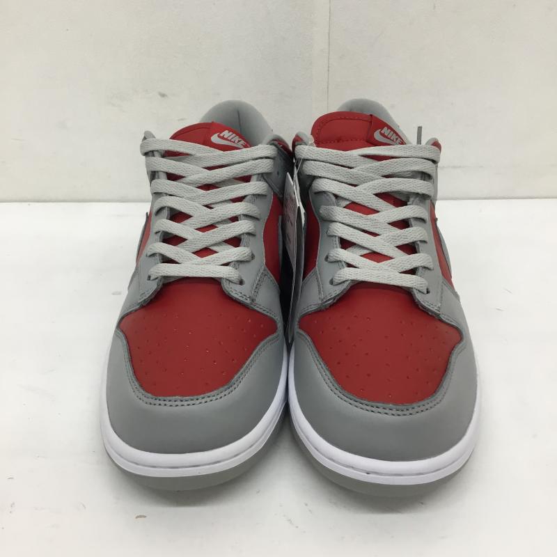 ナイキ NIKE スニーカー スニーカー FQ6965-600　Nike Dunk Low QS 28.5cm 無地 灰 / グレー / X 赤 / レッド /  メンズ USED 古着 中古 10126762
