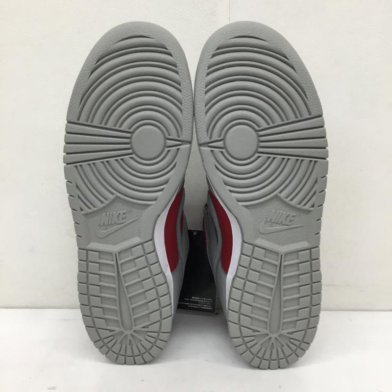 ナイキ NIKE スニーカー スニーカー FQ6965-600　Nike Dunk Low QS 28.5cm 無地 灰 / グレー / X 赤 / レッド /  メンズ USED 古着 中古 10126762