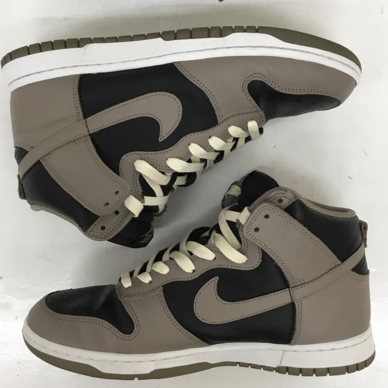 ナイキ NIKE スニーカー スニーカー DD1869-002　Nike Women s Dunk High Moon Fossil 28.5cm 無地 灰 / グレー / X 紺 / ネイビー /  メンズ USED 古着 中古 10126763