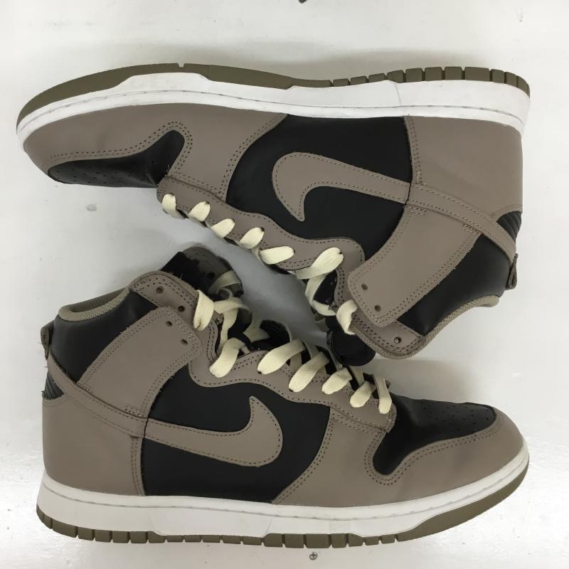 ナイキ NIKE スニーカー スニーカー DD1869-002　Nike Women s Dunk High Moon Fossil 28.5cm 無地 灰 / グレー / X 紺 / ネイビー /  メンズ USED 古着 中古 10126763