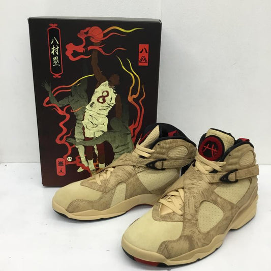 ナイキ NIKE スニーカー スニーカー DO2496-700　AIR JORDAN 8 RETRO SE RUI 28.5cm 無地 黒 / ブラック / X 赤 / レッド / X ベージュ / ベージュ / X 茶 / ブラウン /  メンズ USED 古着 中古 10126764