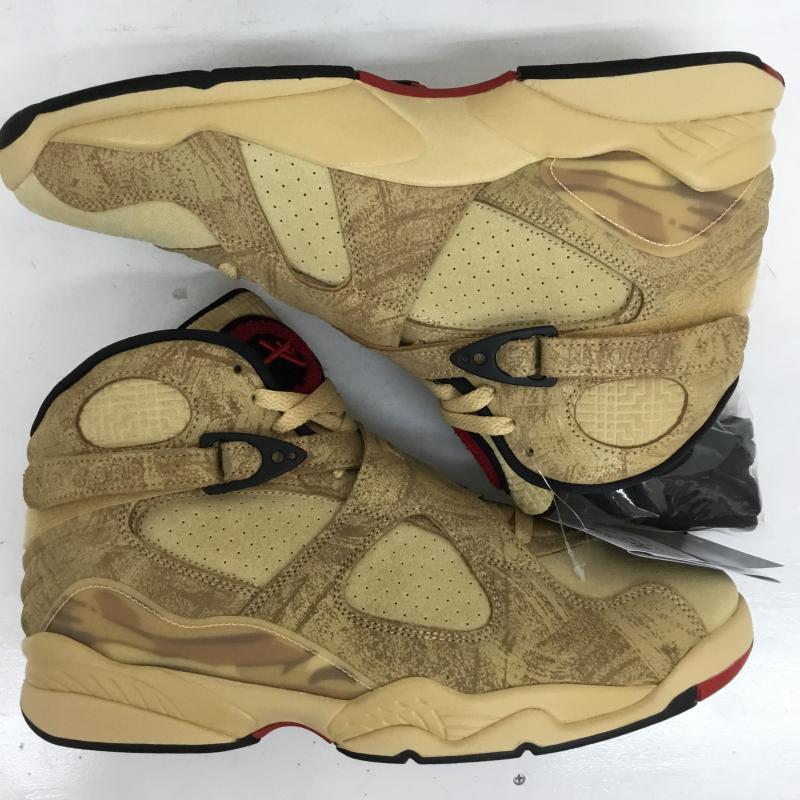 ナイキ NIKE スニーカー スニーカー DO2496-700　AIR JORDAN 8 RETRO SE RUI 28.5cm 無地 黒 / ブラック / X 赤 / レッド / X ベージュ / ベージュ / X 茶 / ブラウン /  メンズ USED 古着 中古 10126764