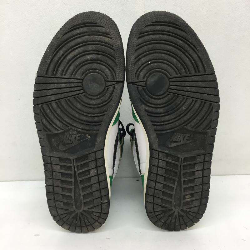ナイキ NIKE スニーカー スニーカー DB4612-300　Nike Women s Air Jordan 1 High OG 26.5cm 無地 白 / ホワイト / X 黒 / ブラック / X 緑 / グリーン /  メンズ USED 古着 中古 10126765