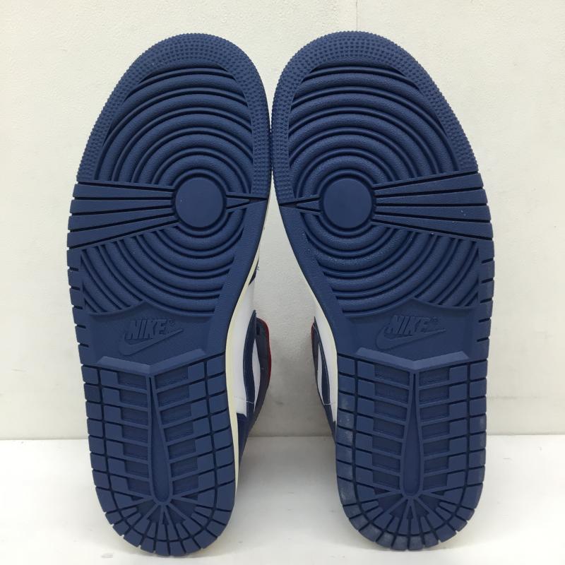 ナイキ NIKE スニーカー スニーカー BQ6472-146 WMNS AIR JORDAN 1 MID 27.5cm 無地 白 / ホワイト / X 赤 / レッド / X 青 / ブルー /  メンズ USED 古着 中古 10126769
