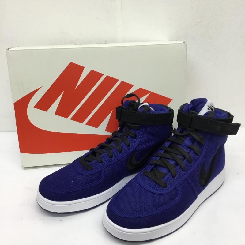 ナイキ NIKE スニーカー スニーカー DX5425-400 Stussy × Nike VANDAL SP 25.0cm 無地 黒 / ブラック / X 白 / ホワイト / X 青 / ブルー /  メンズ USED 古着 中古 10126770