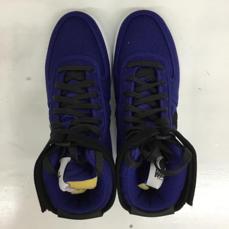 ナイキ NIKE スニーカー スニーカー DX5425-400 Stussy × Nike VANDAL SP 25.0cm 無地 黒 / ブラック / X 白 / ホワイト / X 青 / ブルー /  メンズ USED 古着 中古 10126770