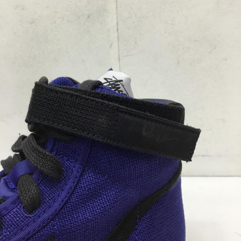 ナイキ NIKE スニーカー スニーカー DX5425-400 Stussy × Nike VANDAL SP 25.0cm 無地 黒 / ブラック / X 白 / ホワイト / X 青 / ブルー /  メンズ USED 古着 中古 10126770