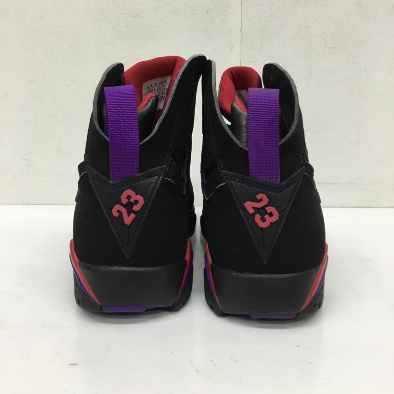 ナイキ NIKE スニーカー スニーカー 304775-006 AIR JORDAN 7 RETRO 27.5cm 無地 黒 / ブラック / X 赤 / レッド / X 紫 / パープル /  メンズ USED 古着 中古 10126771