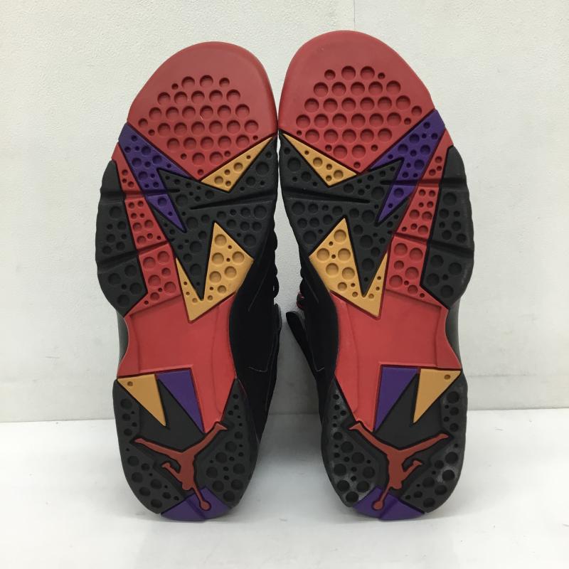 ナイキ NIKE スニーカー スニーカー 304775-006 AIR JORDAN 7 RETRO 27.5cm 無地 黒 / ブラック / X 赤 / レッド / X 紫 / パープル /  メンズ USED 古着 中古 10126771