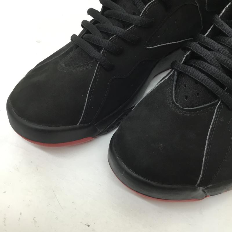 ナイキ NIKE スニーカー スニーカー 304775-006 AIR JORDAN 7 RETRO 27.5cm 無地 黒 / ブラック / X 赤 / レッド / X 紫 / パープル /  メンズ USED 古着 中古 10126771