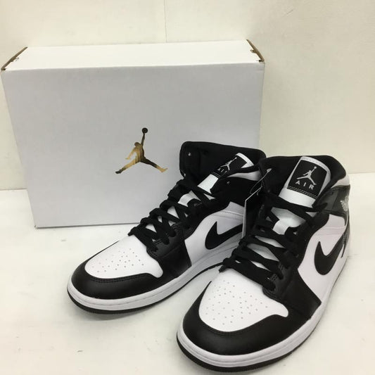 ナイキ NIKE スニーカー スニーカー DV0991-101 Nike Women s Air Jordan 1 Mid 27.5cm 無地 白 / ホワイト / X 黒 / ブラック /  メンズ USED 古着 中古 10126774