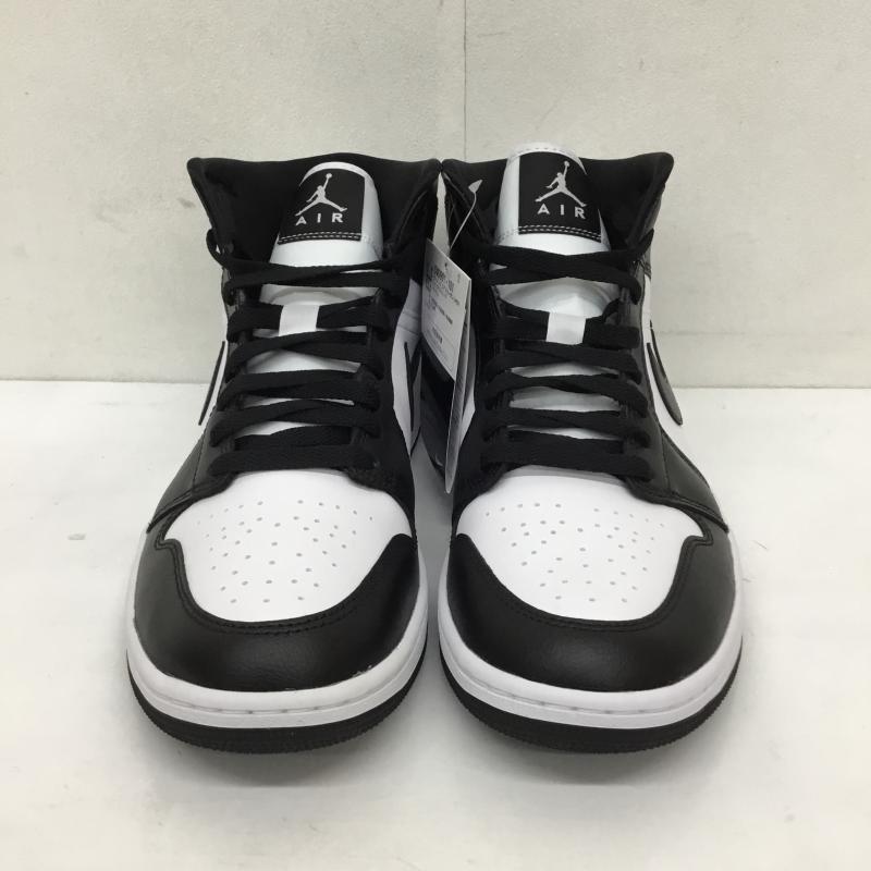 ナイキ NIKE スニーカー スニーカー DV0991-101 Nike Women s Air Jordan 1 Mid 27.5cm 無地 白 / ホワイト / X 黒 / ブラック /  メンズ USED 古着 中古 10126774