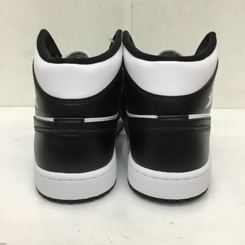 ナイキ NIKE スニーカー スニーカー DV0991-101 Nike Women s Air Jordan 1 Mid 27.5cm 無地 白 / ホワイト / X 黒 / ブラック /  メンズ USED 古着 中古 10126774