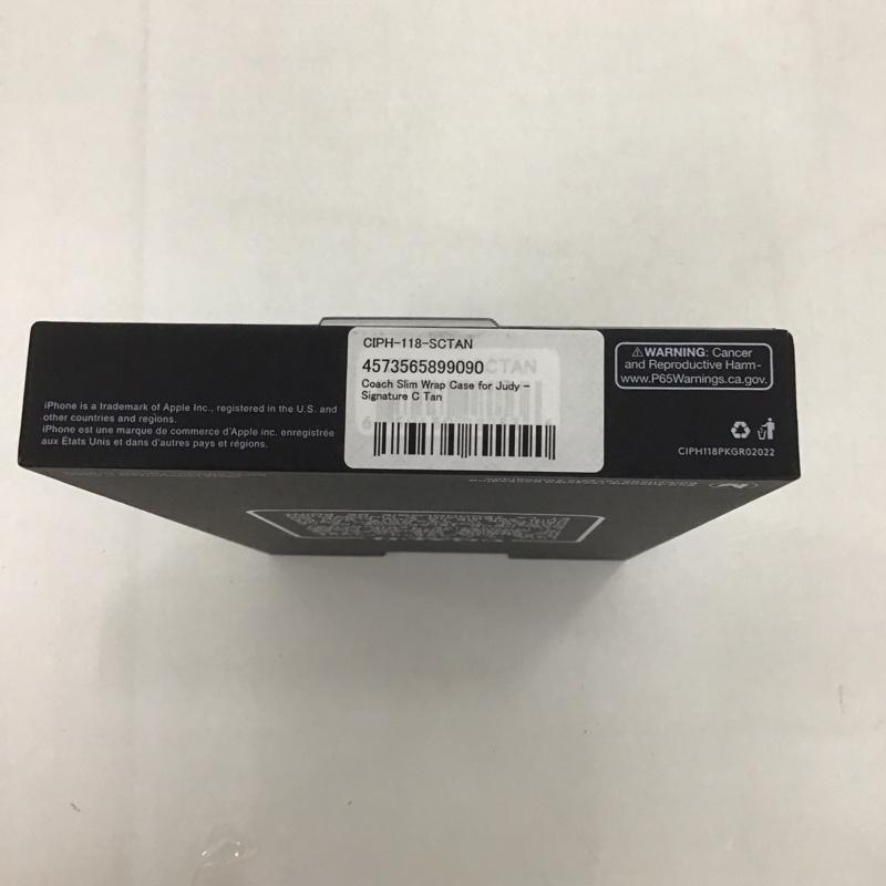 コーチ COACH ファッション小物 ファッション小物 CIPH-118-SCTAN iPhoneケース iPhone 14 Pro Slim Wrap ロゴ、文字 茶 / ブラウン /  レディース USED 古着 中古 10126777