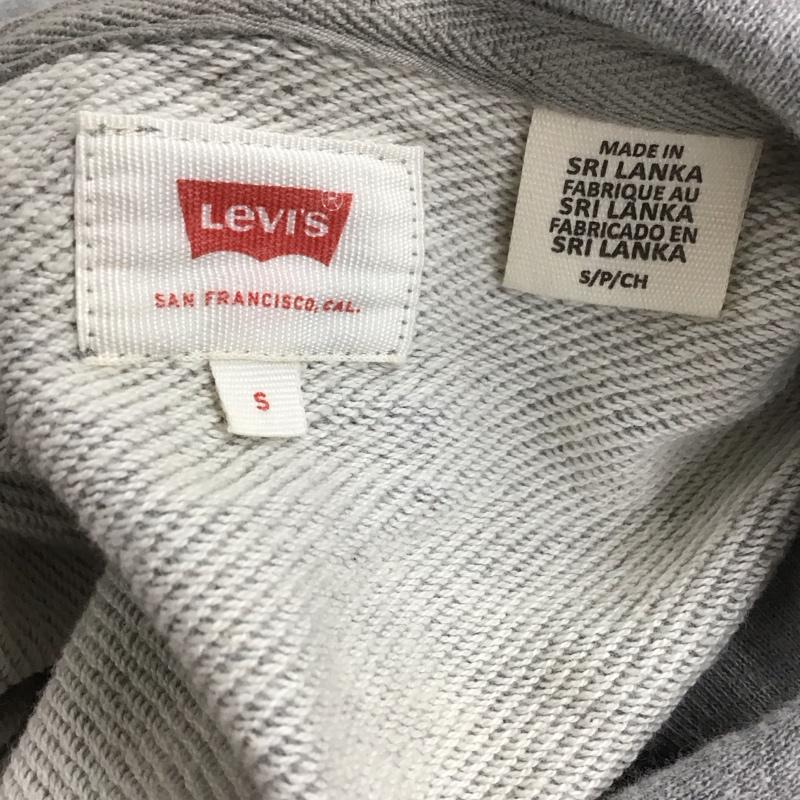 リーバイス Levi s パーカー 長袖 長袖パーカー プルオーバーパーカー スウェット S ロゴ、文字 灰 / グレー /  メンズ USED 古着 中古 10126783