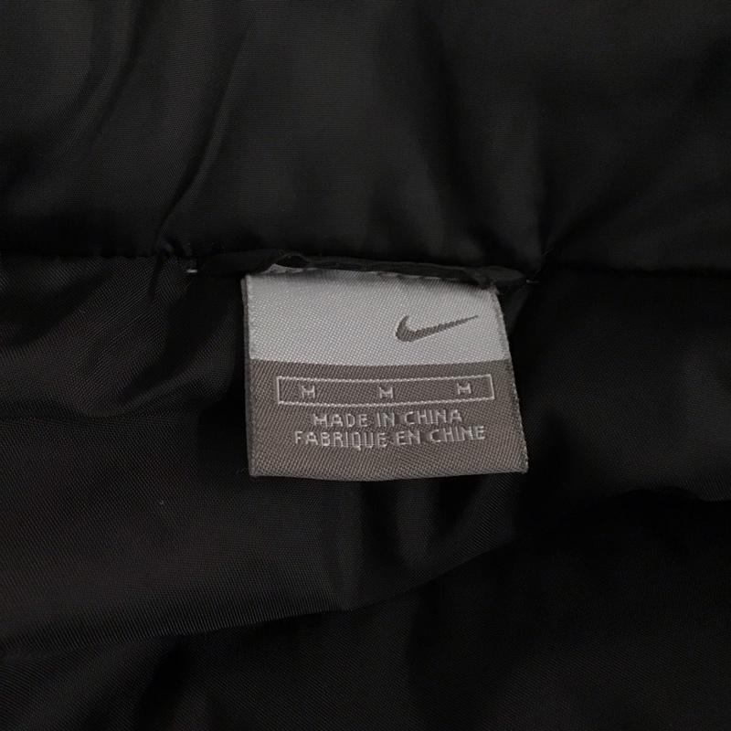 ナイキ NIKE ジャケット、上着 ジャンパー、ブルゾン ジップアップジャケット ナイロンジャケット アウター スポーツウェア M ロゴ、文字 黒 / ブラック / X 灰 / グレー /  メンズ USED 古着 中古 10126788