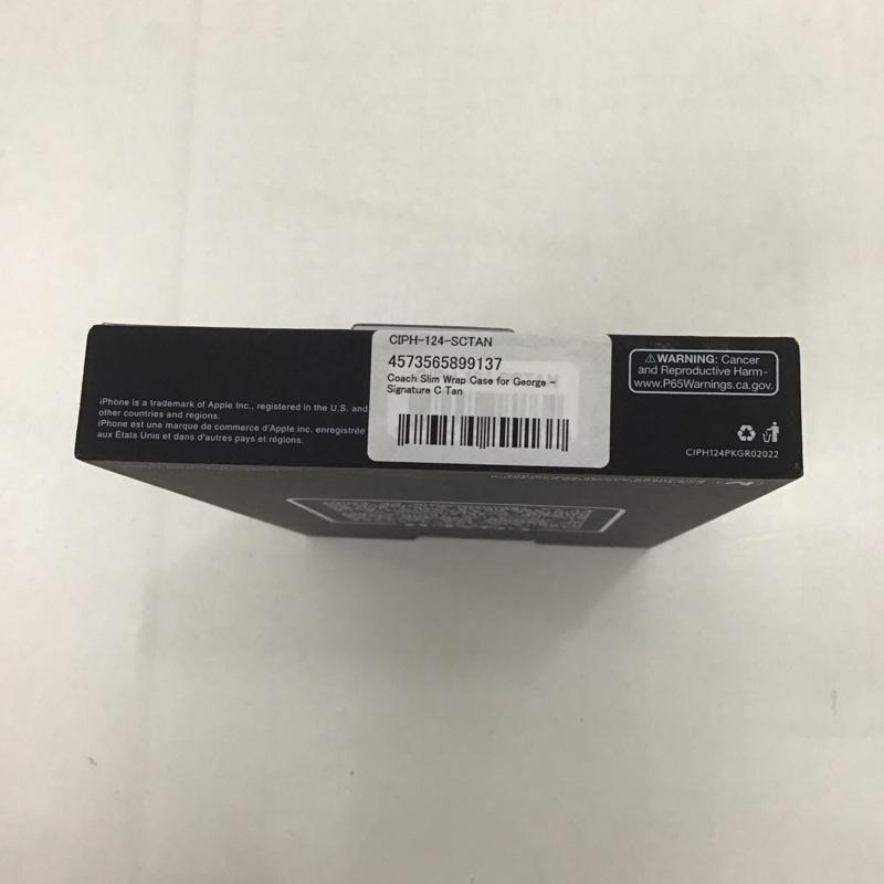 コーチ COACH ファッション小物 ファッション小物 CIPH-124-SCTAN Slim Wrap Case iPhoneケース iPhone 14 Pro Max プリント 茶 / ブラウン /  レディース USED 古着 中古 10126793