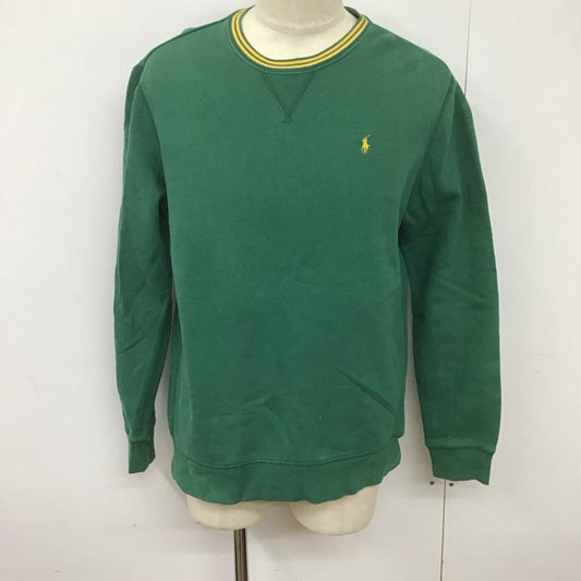 ポロラルフローレン POLO RALPH LAUREN トレーナー 長袖 長袖 XL ロゴ、文字 緑 / グリーン /  メンズ USED 古着 中古 10126796