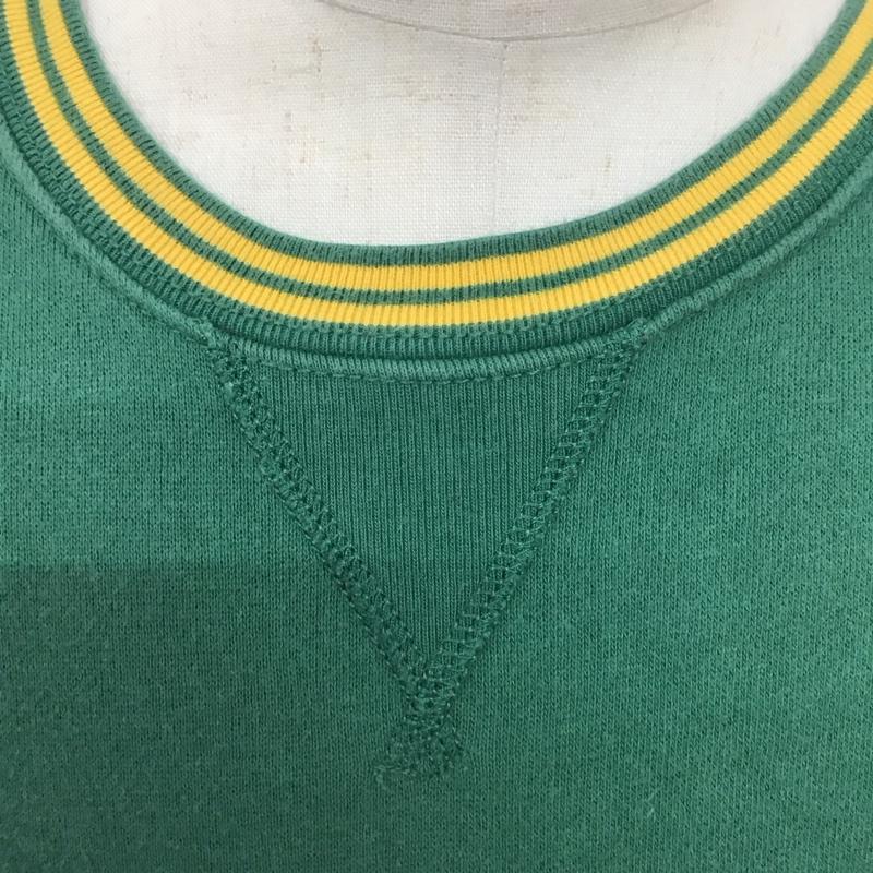 ポロラルフローレン POLO RALPH LAUREN トレーナー 長袖 長袖 XL ロゴ、文字 緑 / グリーン /  メンズ USED 古着 中古 10126796