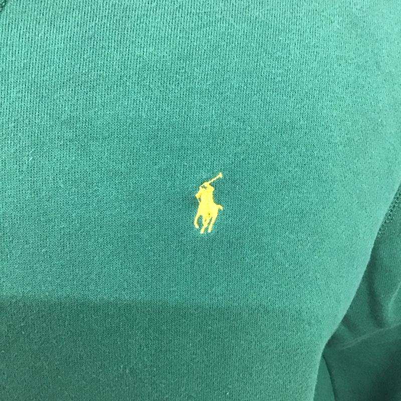 ポロラルフローレン POLO RALPH LAUREN トレーナー 長袖 長袖 XL ロゴ、文字 緑 / グリーン /  メンズ USED 古着 中古 10126796