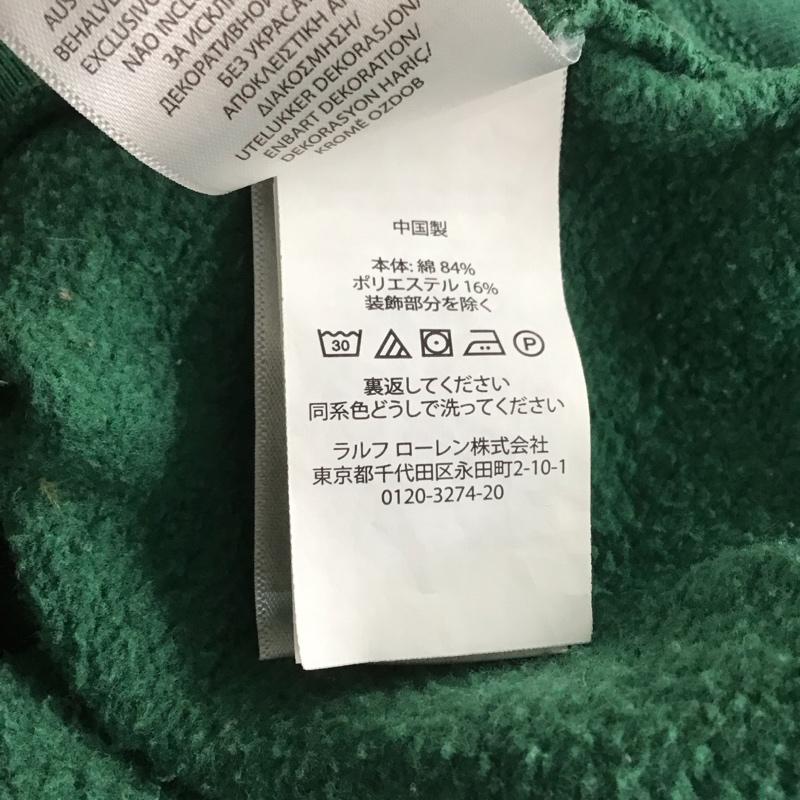 ポロラルフローレン POLO RALPH LAUREN トレーナー 長袖 長袖 XL ロゴ、文字 緑 / グリーン /  メンズ USED 古着 中古 10126796