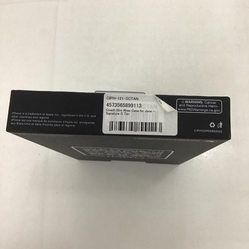 コーチ COACH ファッション小物 ファッション小物 CIPH-121-SCTAN iPhone 14 Pro iPhoneケース Slim Wrap プリント 茶 / ブラウン /  レディース USED 古着 中古 10126799