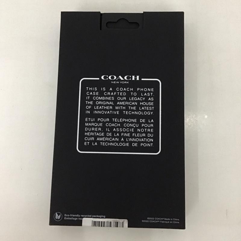 コーチ COACH ファッション小物 ファッション小物 CIPH-118-SCBLK iPhone 14 Pro iPhoneケース Slim Wrap Signature C ロゴ、文字 黒 / ブラック /  レディース USED 古着 中古 10126823