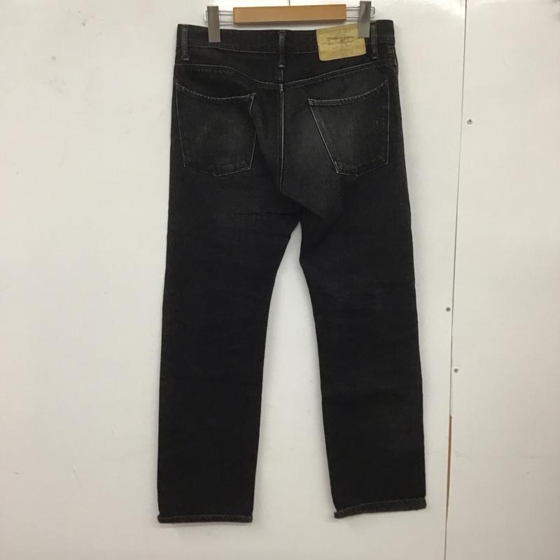スティーブンソンオーバーオール STEVENSON OVERALL CO. パンツ デニム、ジーンズ デニムパンツ スリムパンツ カジュアルパンツ 28インチ 無地 黒 / ブラック /  メンズ USED 古着 中古 10126828